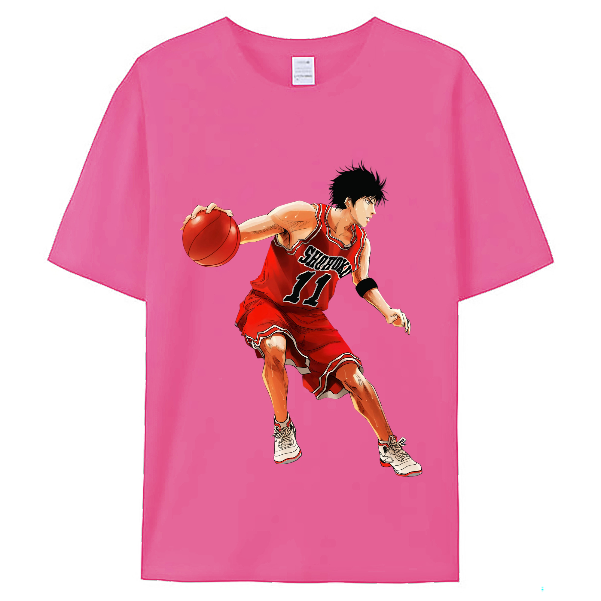 （画像用） SLAM DUNK／スラムダンク レディースカジュアルプリントTシャツ（綿100％）